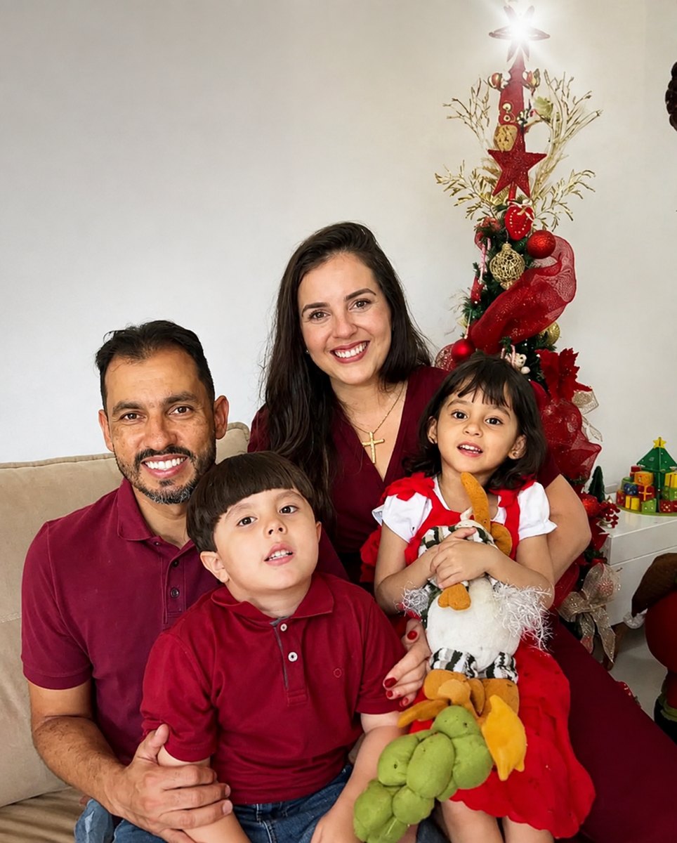Ivson Gomes com a família